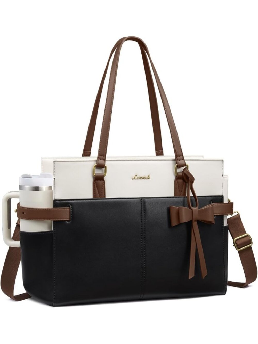 Stylish Laptop Bag for Women | Work Tote & Computer Purse for Office & Travel